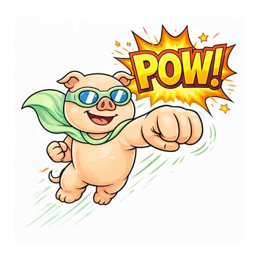 Super Chill Comic Book Superhero