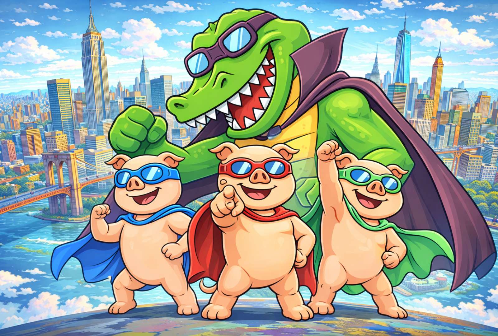 Super Pig Bros in New York