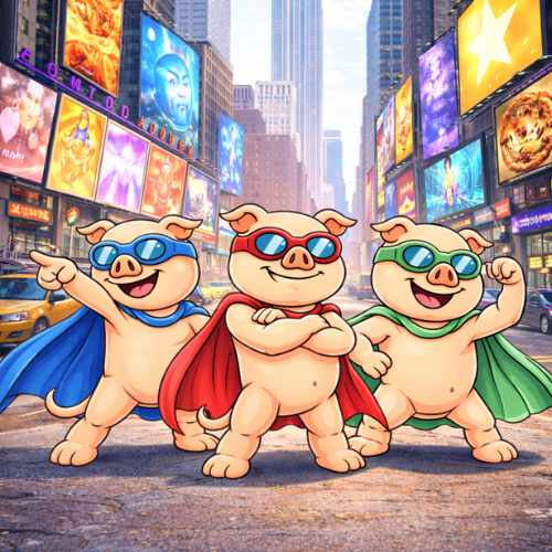 Super Pig Bros Comic Start in NYC