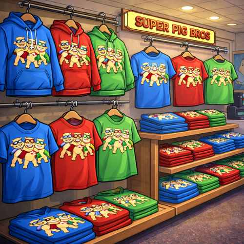 SPB Comic Book Character Merch Shop